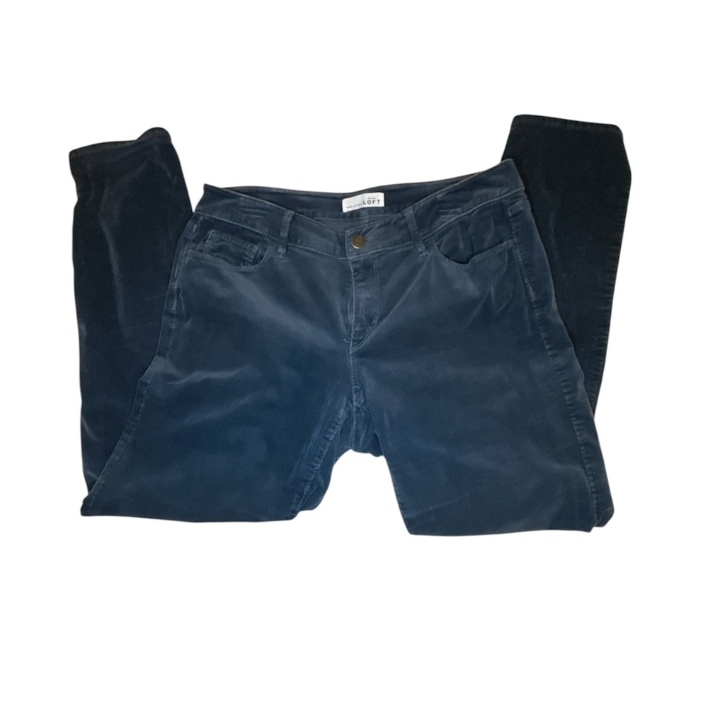 LOFT Women's Dark Blue Straight Leg Jeans